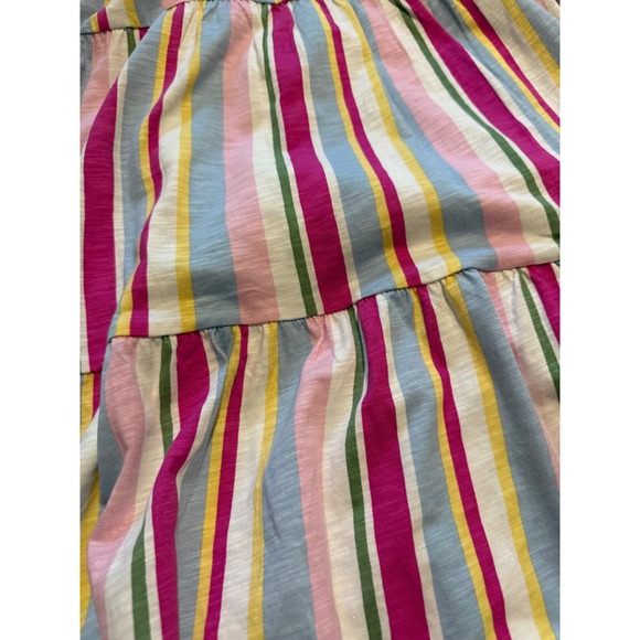 GAP Womens Striped Tiered Tank Dress Size L Sleeveless Casual Summer NWT - Picture 6 of 11